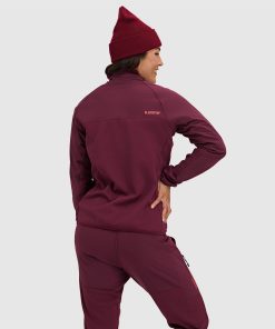 Women's Tribrid Grid Fleece Pullover Jacket 1/2 Zip