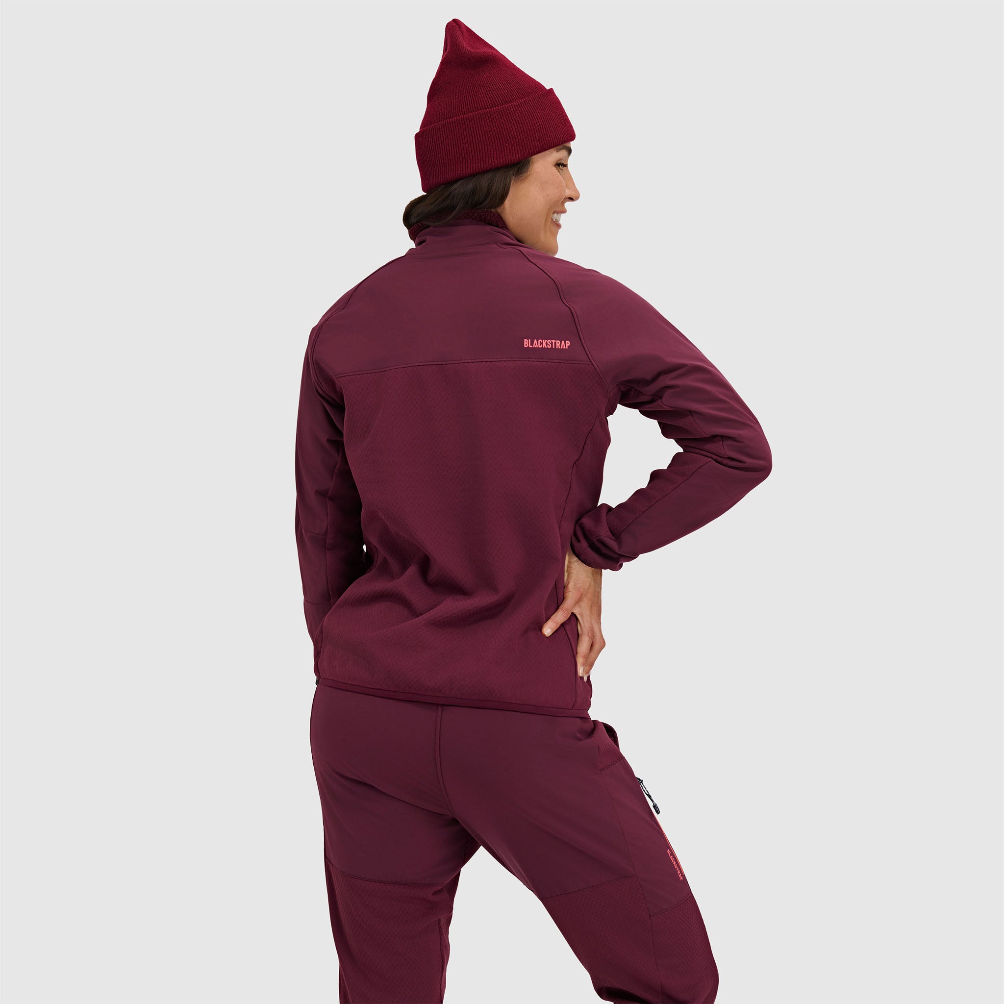 sm-image-293e1845741ab3fd47e47c8b Women's Tribrid Grid Fleece Pullover Jacket 1/2 Zip