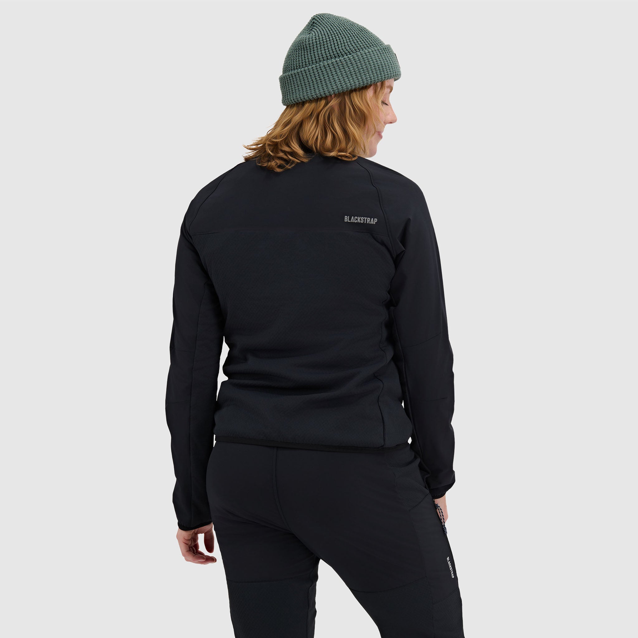 sm-image-313bf8779ce4dccd1f71683f Women's Tribrid Grid Fleece Pullover Jacket 1/2 Zip