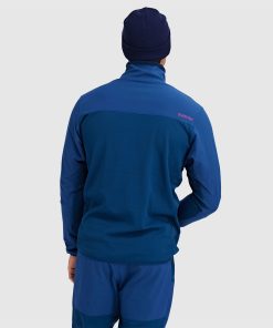 Men's Tribrid Grid Fleece Pullover Jacket 1/2 Zip