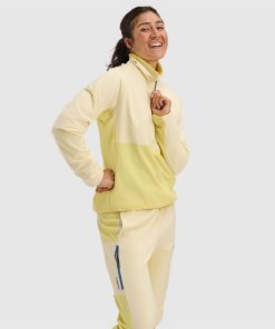 Women's Tribrid Grid Fleece Pullover Jacket 1/2 Zip