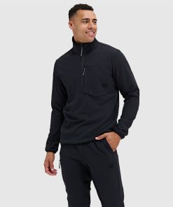 Men's Tribrid Grid Fleece Pullover Jacket 1/2 Zip