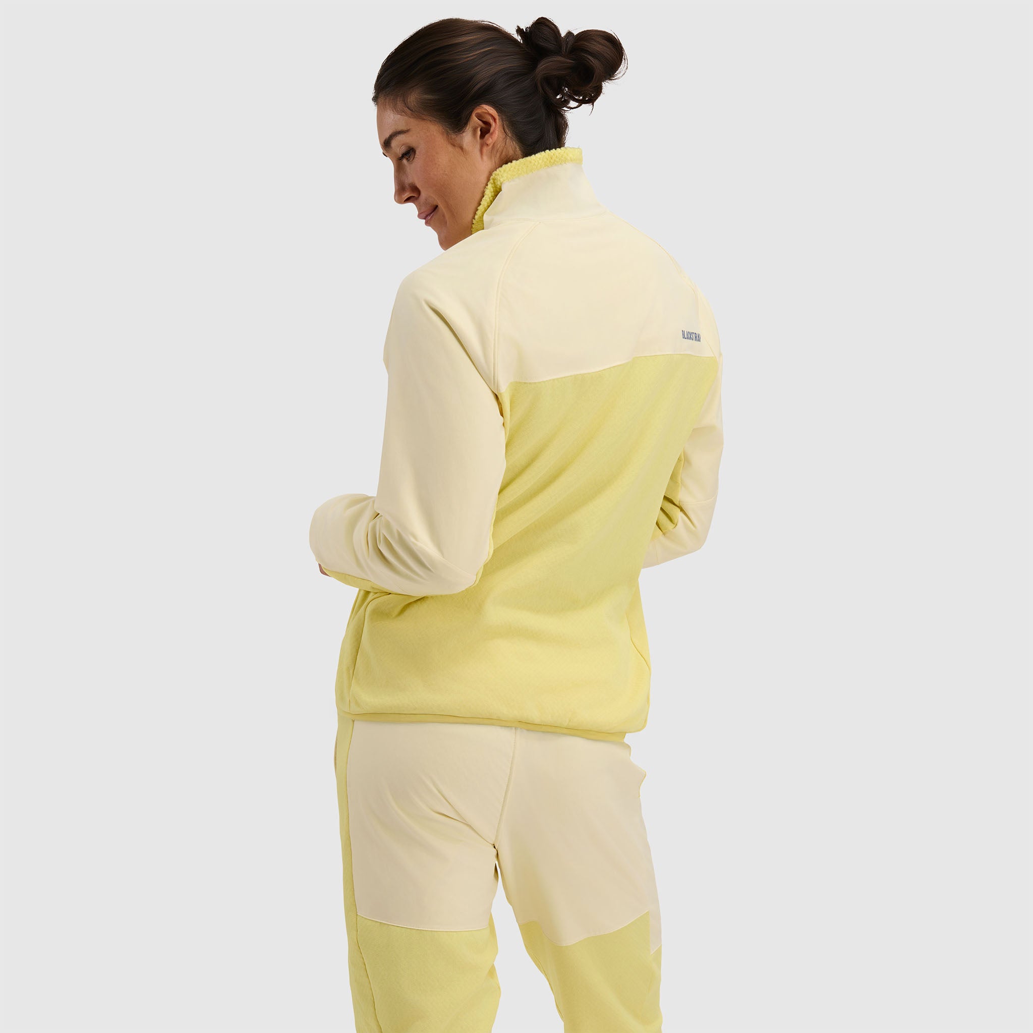 sm-image-53f4ac51ce28052120d41192 Women's Tribrid Grid Fleece Pullover Jacket 1/2 Zip