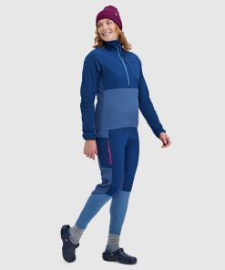 Women's Tribrid Grid Fleece Pullover Jacket 1/2 Zip