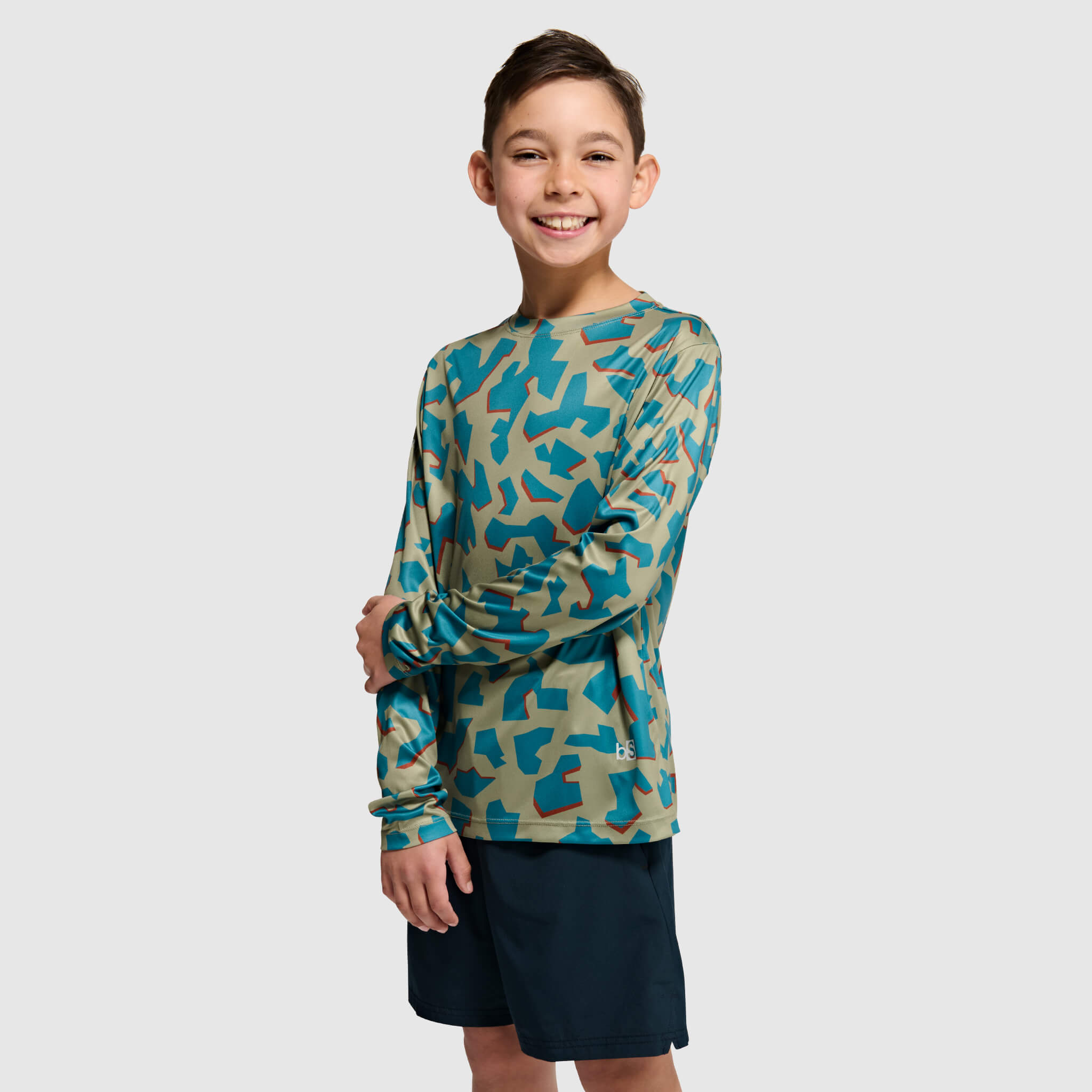 sm-image-67d6f2ce5ffc6ef488ba0a11 Big Kids' Brackish Long Sleeve Sun Shirt