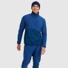 Men's Tribrid Grid Fleece Pullover Jacket 1/2 Zip