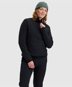 Women's Tribrid Grid Fleece Pullover Jacket 1/2 Zip