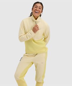 Women's Tribrid Grid Fleece Pullover Jacket 1/2 Zip