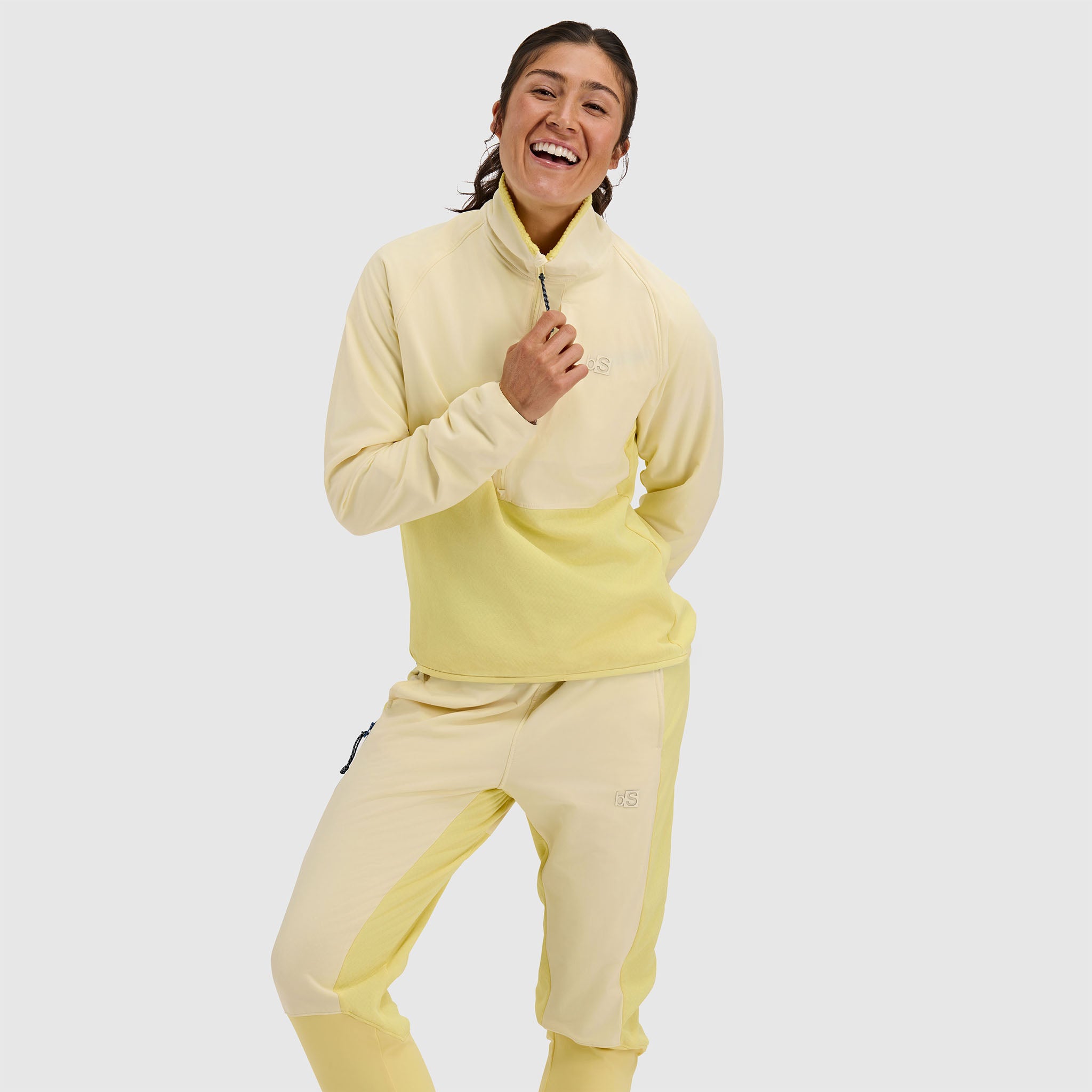 sm-image-7d0ac63310c22e589e8cb7a8 Women's Tribrid Grid Fleece Pullover Jacket 1/2 Zip