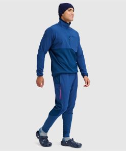 Men's Tribrid Grid Fleece Pullover Jacket 1/2 Zip
