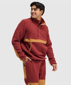 Men's Caldera Sherpa Fleece Pullover 1/2 Snap