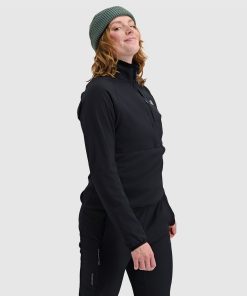 Women's Tribrid Grid Fleece Pullover Jacket 1/2 Zip