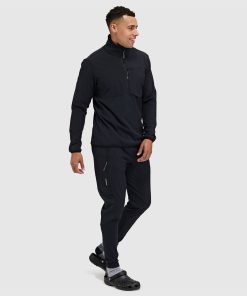 Men's Tribrid Grid Fleece Pullover Jacket 1/2 Zip