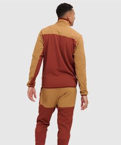 Men's Tribrid Grid Fleece Pullover Jacket 1/2 Zip